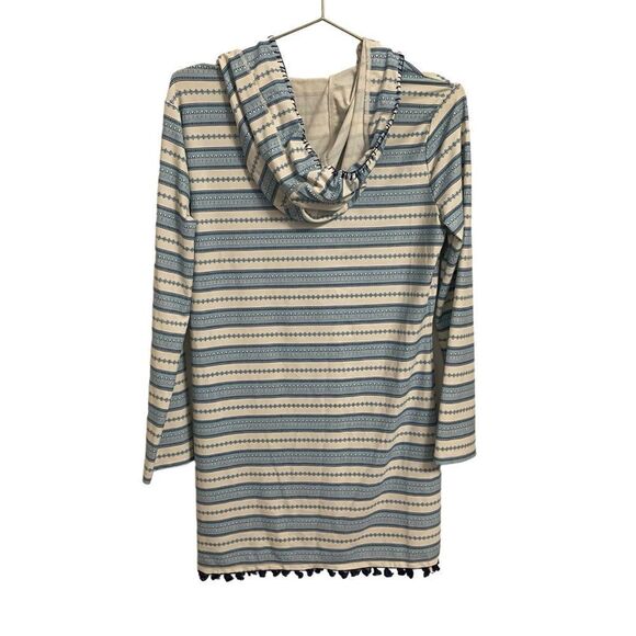 Cabana Life Jewel Bay Stripe Hooded Coverup Size Small NWOT - Picture 7 of 9